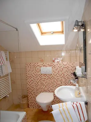 Ein Badezimmer in der Unterkunft Gästehaus Gamsei - Bosch Hermann