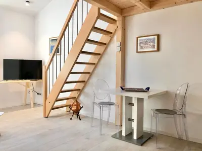 TV/Unterhaltungsangebot in der Unterkunft Galeriestudio - Zentral in Gmund