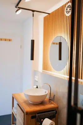 Grundriss der Unterkunft Schöne Designer-Wohnung im Mangfalltal