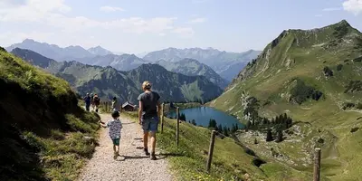 Naturlandschaft in der Nähe des Ferienhauses
