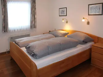 Ein Bett oder Betten in einem Zimmer der Unterkunft Ferienhaus Nr 122, Typ A, Feriendorf Hochbergle, Allgäu
