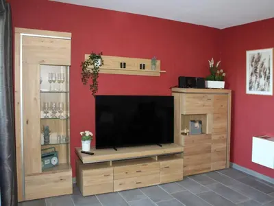 TV/Unterhaltungsangebot in der Unterkunft Ferienhaus Nr 80, Typ A, Feriendorf Hochbergle, Allgäu