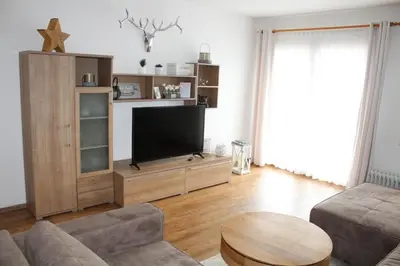 TV/Unterhaltungsangebot in der Unterkunft Ferienhaus Nr 22, Typ B, Feriendorf Hochbergle, Allgäu
