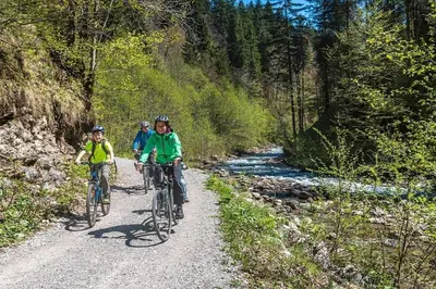 Radfahren an der Unterkunft Ferienhaus Nr 29, Typ C, Feriendorf Hochbergle, Allgäu oder in der Nähe
