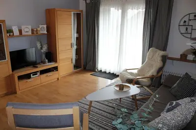 TV/Unterhaltungsangebot in der Unterkunft Ferienhaus Nr 30, Typ A, Feriendorf Hochbergle, Allgäu