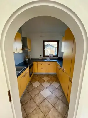 Küche/Küchenzeile in der Unterkunft Kleines Häuschen mit Bergblick