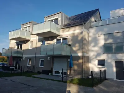 Das Gebäude in dem sich die Ferienwohnung befindet