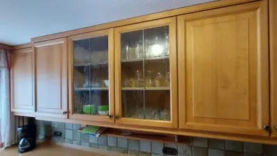 Küche/Küchenzeile in der Unterkunft Ferienwohnung Nr 1, Lechbruck-Gründl, Allgäu