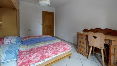 Ein Bett oder Betten in einem Zimmer der Unterkunft Ferienwohnung Nr 5, Lechbruck-Gründl, Allgäu