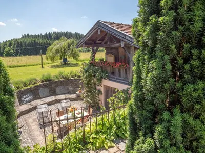 Ein Garten an der Unterkunft OSWALD anno 1714