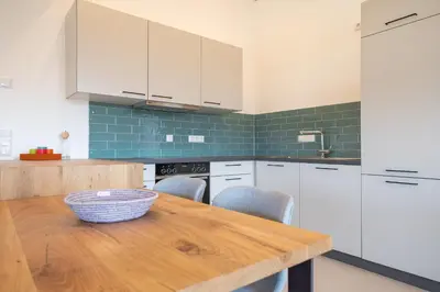 Küche/Küchenzeile in der Unterkunft Haus Margreiter