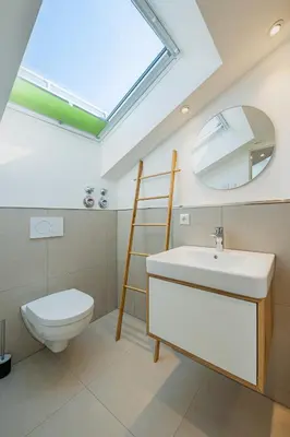 Ein Badezimmer in der Unterkunft Haus Margreiter