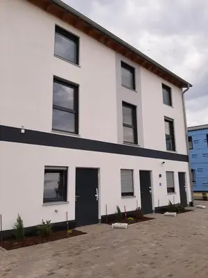 Das Gebäude in dem sich das Aparthotel befindet