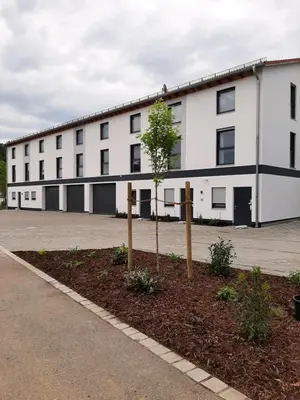Das Gebäude in dem sich das Aparthotel befindet