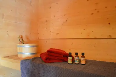 Spa und/oder Wellnesseinrichtungen in der Unterkunft Feriendorf Via Claudia Haus 74 Allgäuglück
