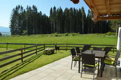 Naturlandschaft in der Nähe des Ferienhauses