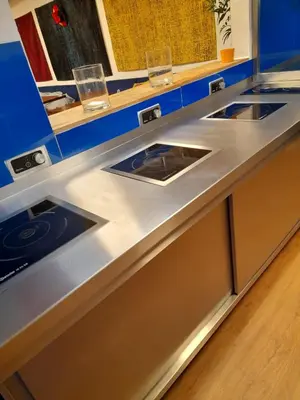 Küche/Küchenzeile in der Unterkunft Estelada Hostel Berg am Laim