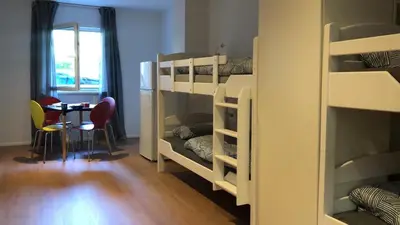 Ein Bett oder Betten in einem Zimmer der Unterkunft Estelada Hostel Berg am Laim