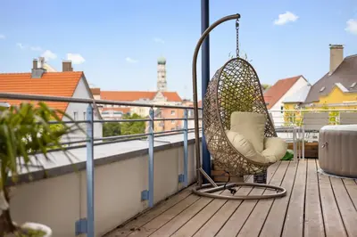 Grundriss der Unterkunft Arbio I Premium Penthouse Apartment Augsburg