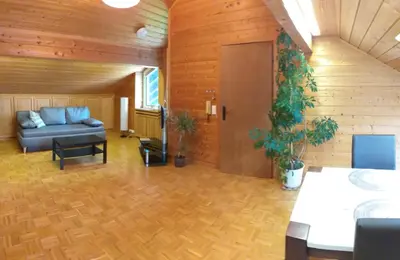 Ein Sitzbereich in der Unterkunft 2-Zimmer DG-Apartment mit eigener Sauna