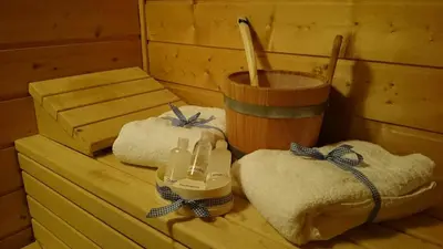 Grundriss der Unterkunft 2-Zimmer DG-Apartment mit eigener Sauna