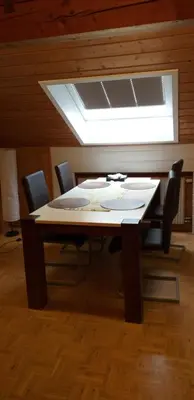 Grundriss der Unterkunft 2-Zimmer DG-Apartment mit eigener Sauna