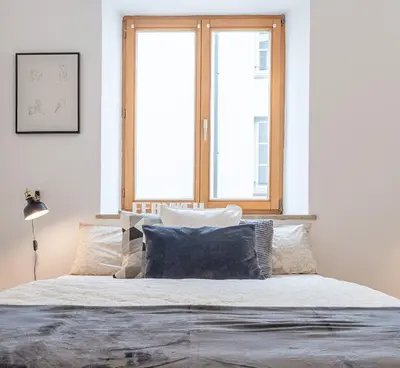 Ein Bett oder Betten in einem Zimmer der Unterkunft Lexapartments Altstadt zentral am Rathaus