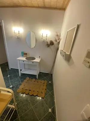 Ein Badezimmer in der Unterkunft Ferienwohnung Panoramablick - Alpenmagie Suites