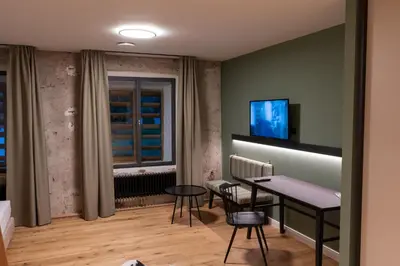 TV/Unterhaltungsangebot in der Unterkunft LANDHOTEL ALTE ZOLLSTATION- Historical Building