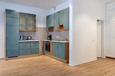 Küche/Küchenzeile in der Unterkunft Ferienwohnung Sicado Loft
