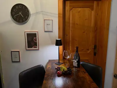 Getränke in der Unterkunft Ferienwohnung Bärnham