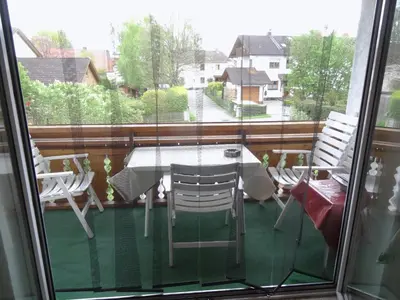 Ein Balkon oder eine Terrasse in der Unterkunft Fewo Sabrina EG & OG