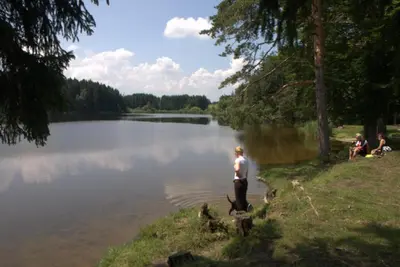 Naturlandschaft in der Nähe des Ferienhauses