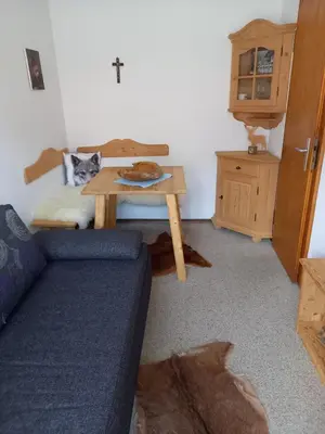 Küche/Küchenzeile in der Unterkunft Ferienwohnung Bayrischzell