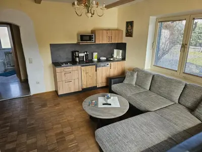 Küche/Küchenzeile in der Unterkunft Appartement Bergblick