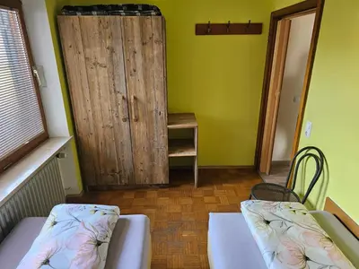 Ein Bett oder Betten in einem Zimmer der Unterkunft Appartement Bergblick
