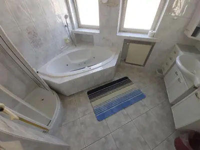 Ein Badezimmer in der Unterkunft Appartement Bergblick