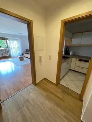 Küche/Küchenzeile in der Unterkunft Ferienwohnung Wolf