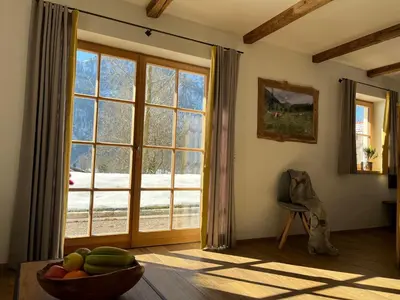 Grundriss der Unterkunft Ferienwohnung Sunnseitn