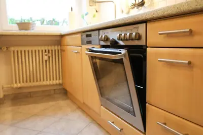 Küche/Küchenzeile in der Unterkunft Ferienwohnung Gipfelglück