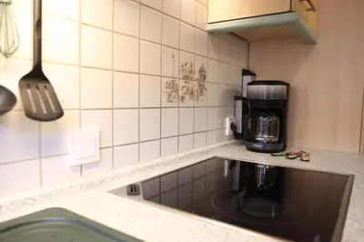 Küche/Küchenzeile in der Unterkunft Ferienwohnung Gipfelglück