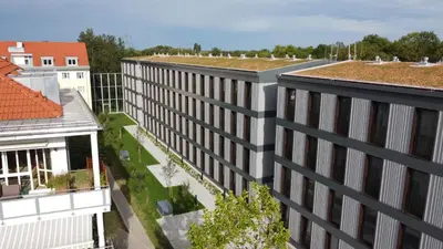 Das Gebäude in dem sich das Hotel befindet