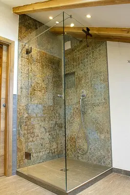 Ein Badezimmer in der Unterkunft Ferienwohnung Leni
