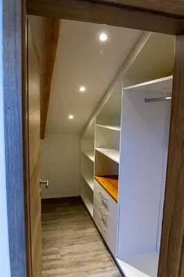 Küche/Küchenzeile in der Unterkunft Ferienwohnung Leni