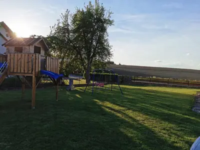 Ein Kinderspielbereich in der Unterkunft Wohnung Michelle