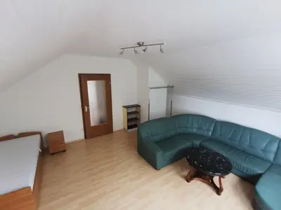 Ein Sitzbereich in der Unterkunft Wohnung Michelle