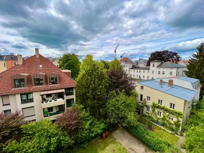 Das Gebäude in dem sich die Ferienwohnung befindet