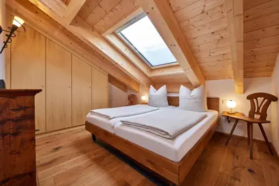 Ein Bett oder Betten in einem Zimmer der Unterkunft Chalet Wild
