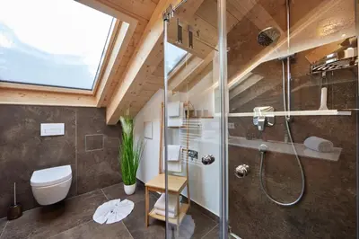 Ein Badezimmer in der Unterkunft Chalet Wild