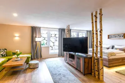 TV/Unterhaltungsangebot in der Unterkunft Ferienwohnung 